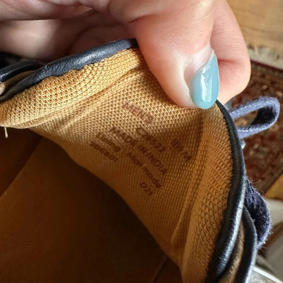 Cole Haan Men’s Grand OS Crosscourt 2 Sneaker size 11.5 navy leather burnsh - Picture 3 of 5